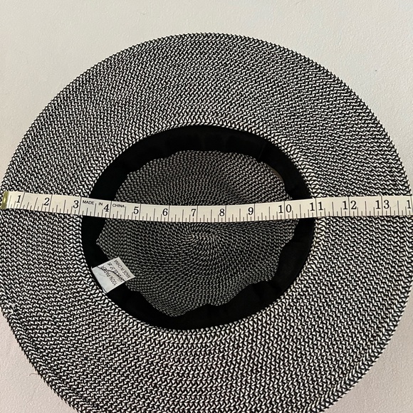 Summer Hat. Brown and cream 7.5 - Picture 7 of 7